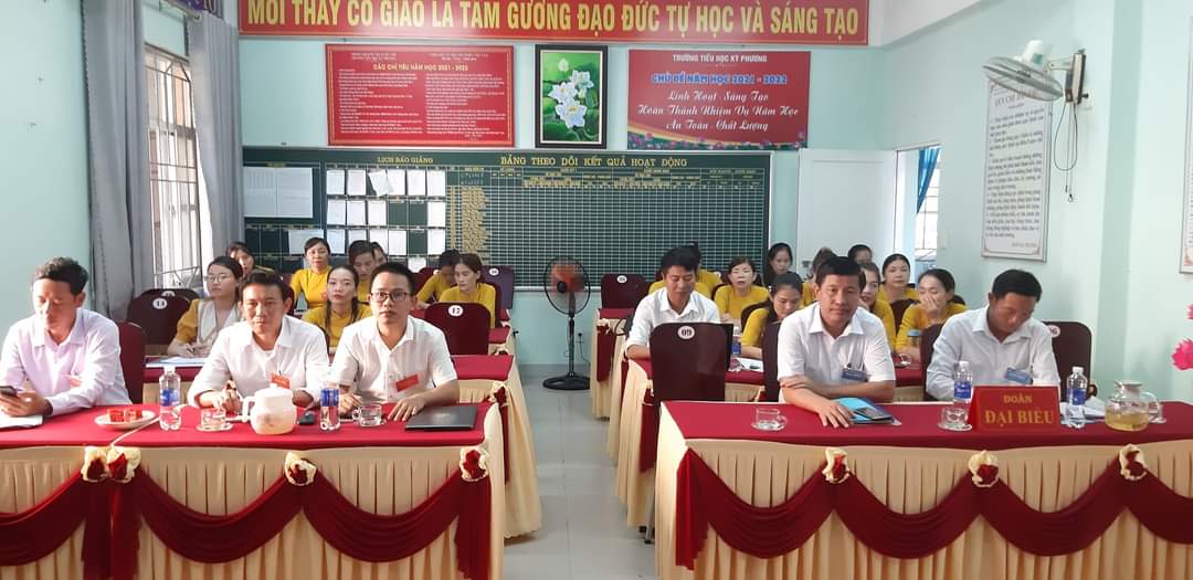 ĐẠI HỘI CHI BỘ TRƯỜNG TIỂU HỌC KỲ PHƯƠNG NHIỆM KỲ 2020-2022