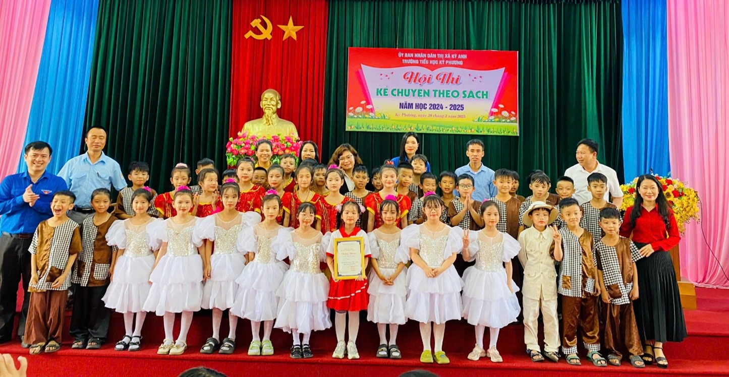 TRƯỜNG TIỂU HỌC KỲ PHƯƠNG TỔ CHỨC HỘI THI KỂ CHUYỆN THEO SÁCH – SÂN CHƠI HẤP DẪN CHO HỌC SINH